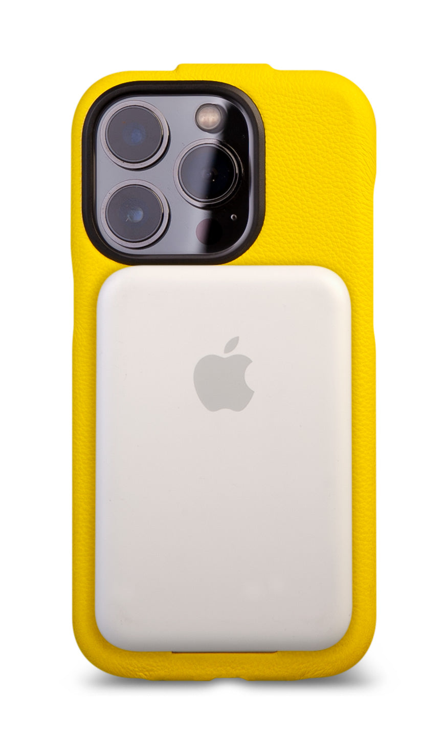 iPhone 14 leather case Pro top battery