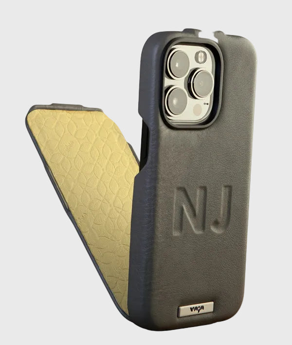 iPhone 14 leather case Pro top custom