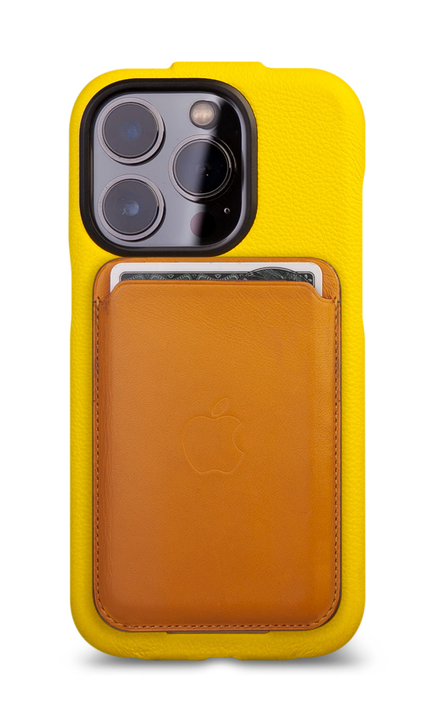 iPhone 14 leather case Pro top wallet ready