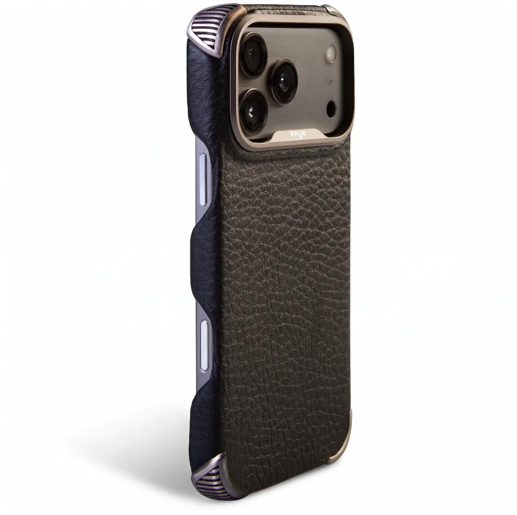 Buckler Grip iPhone 18 Pro & iPhone 18 Pro Max Leather Case with MagSafe - Vaja