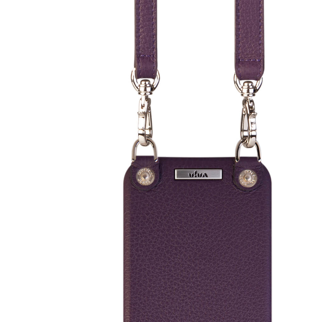 Custom Crossbody iPhone 15 Pro Max leather case - Vaja