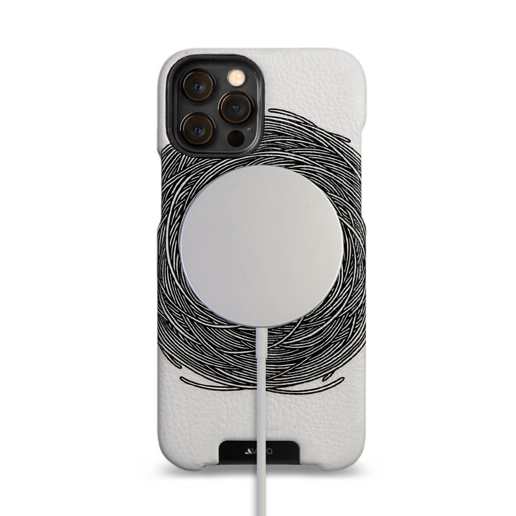 Around iPhone 12 Pro Max Magsafe leather case - Vaja