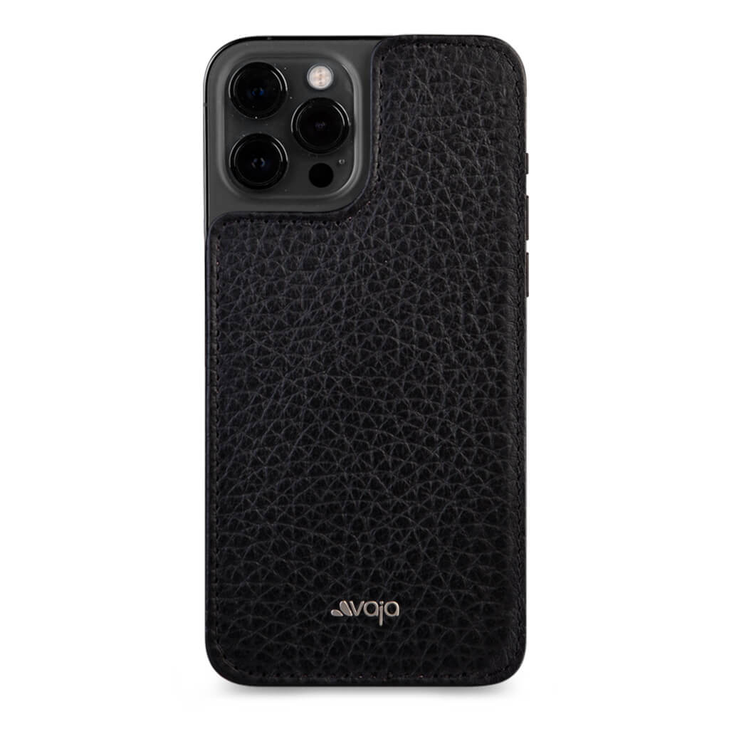 iPhone 12 Pro Max leather back - Floater Black