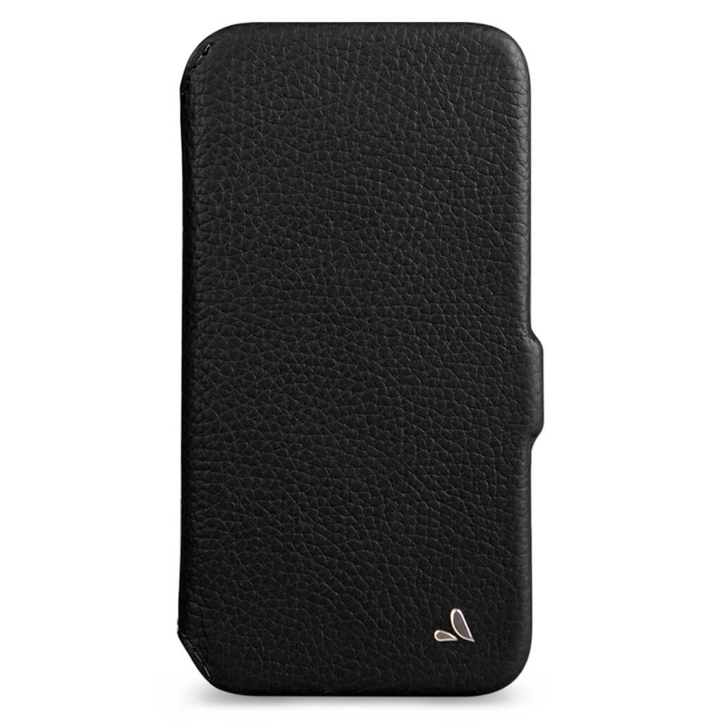 iPhone 12 Pro Max Folio Leather Case with MagSafe - Floater Black