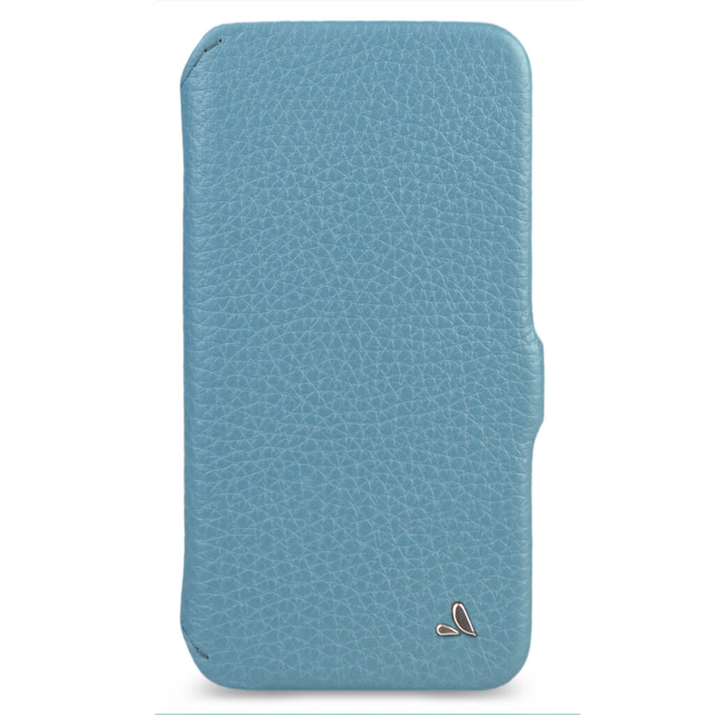 iPhone 12 Pro Max Folio Leather Case with MagSafe - Floater Air Blue