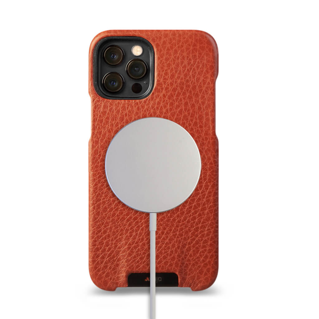 Grip iPhone 12 Pro Max leather case with MagSafe - Vaja