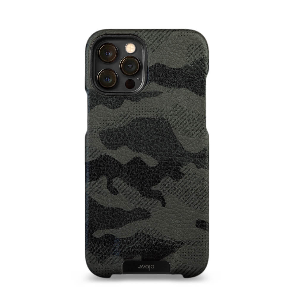 Grip iPhone 12 Pro Max leather case with MagSafe - Floater Camo Beetle