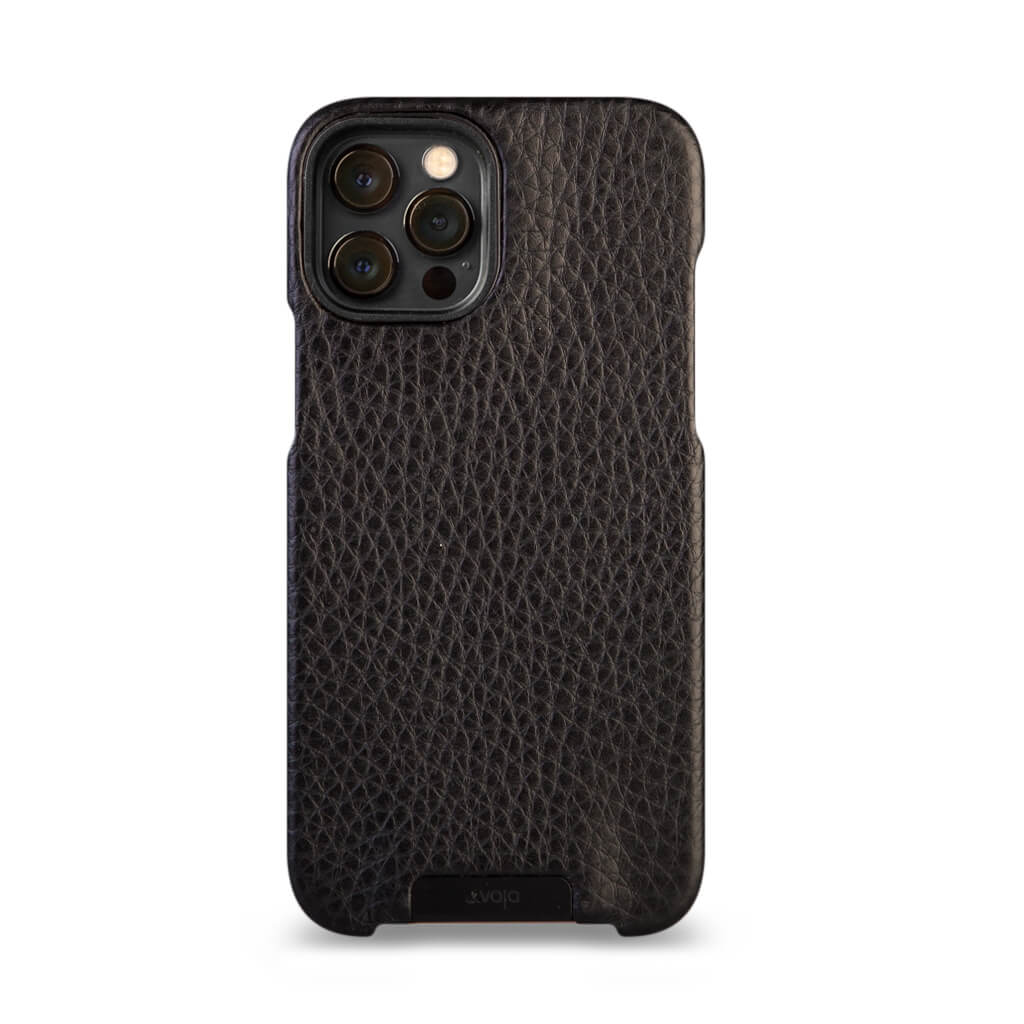 Grip iPhone 12 Pro Max leather case with MagSafe - Floater Black