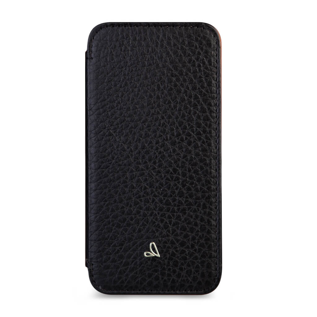 Nuova Pelle leather iPhone 12 Pro Max MagSafe case - Floater Black