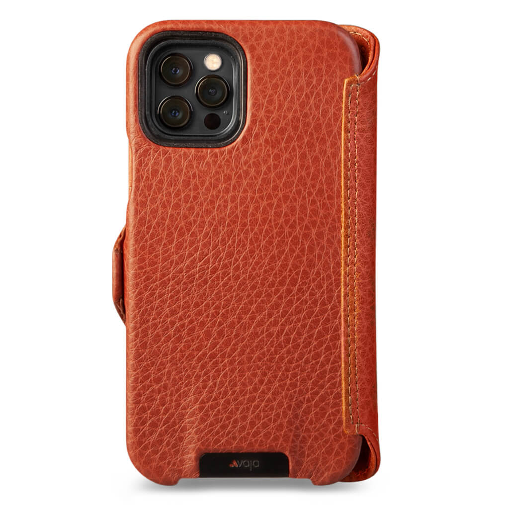 iPhone 12/12 Pro Leather Case Ostrich Brown