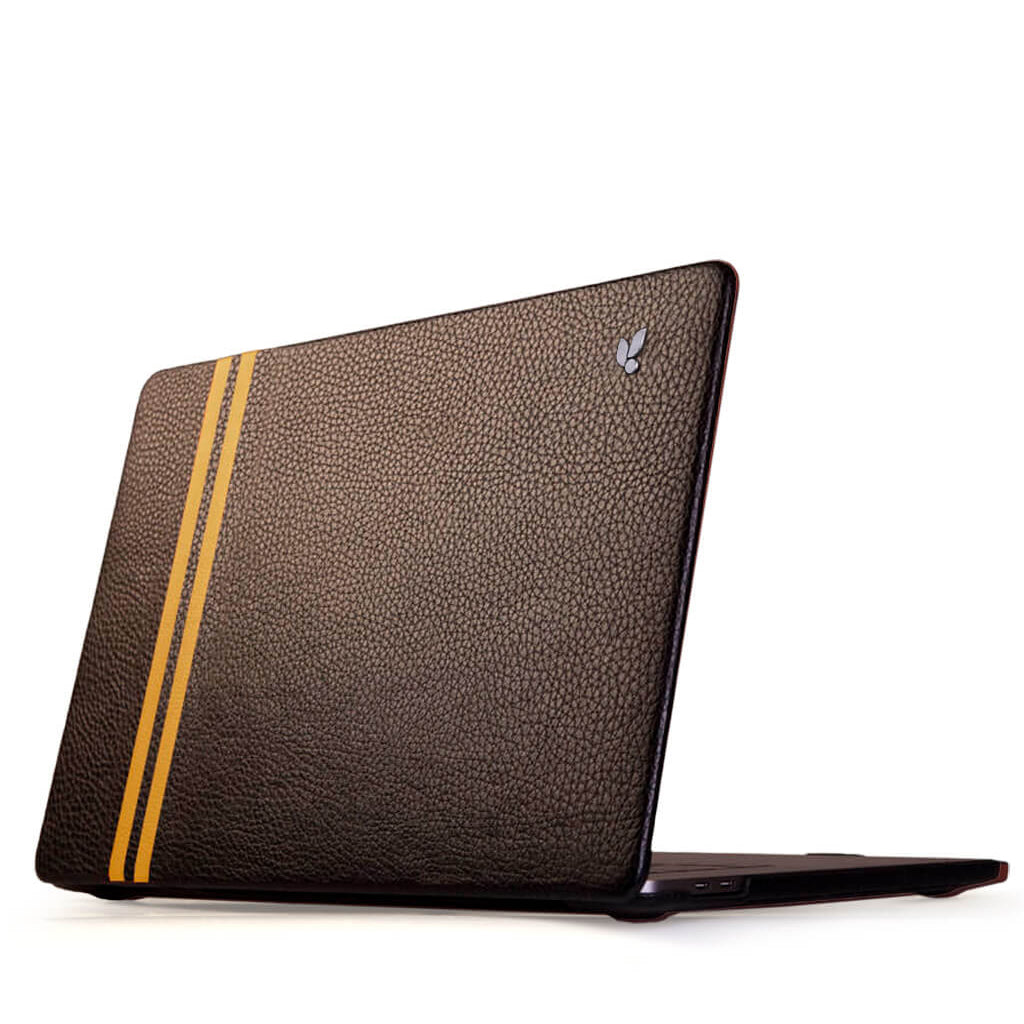 MacBook Pro 16” M4 Leather Suit (2023/2024) - GT Floater Black and Caterina Lemon