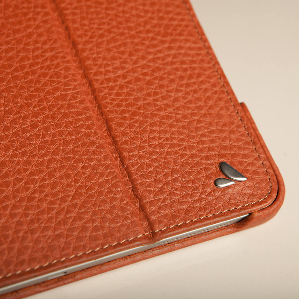 iPad Pro 12.9” Leather Case - Protection and Style - Floater Saddle Tan