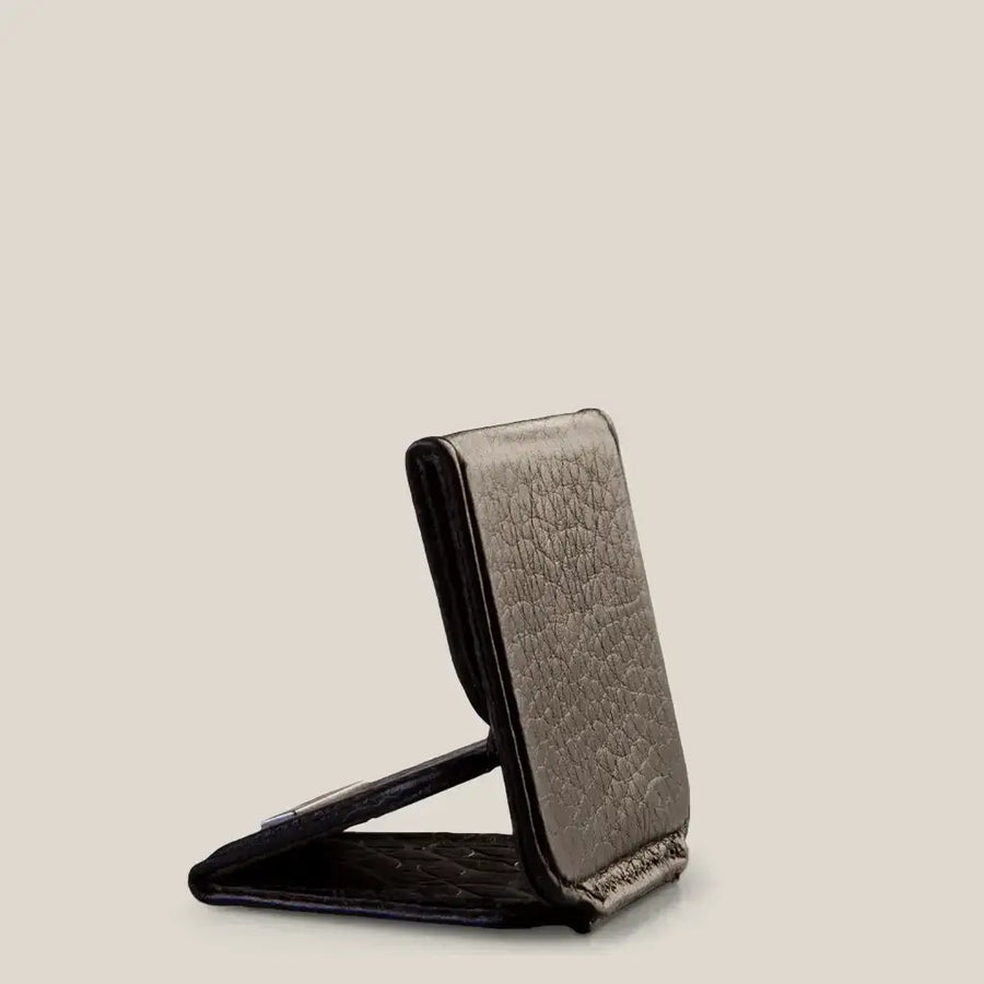 Vaja V-Mag Fold Stand in black leather