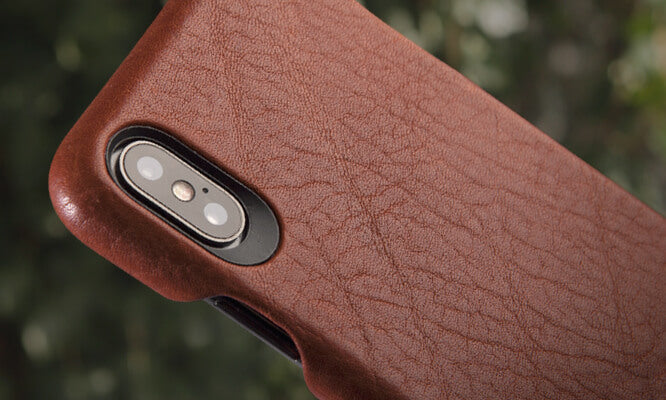 Grip - iPhone Xs Max Leather Case - Vaja