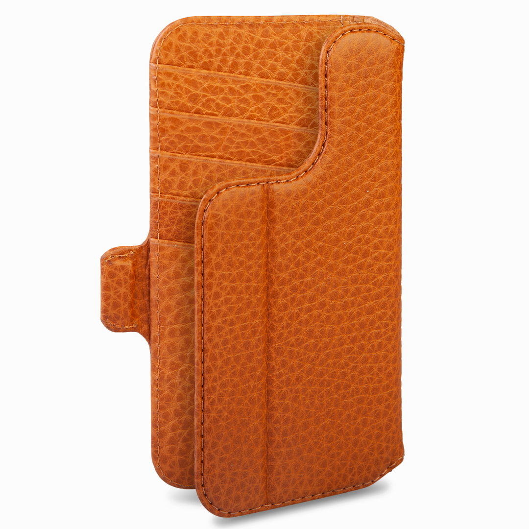 Custom V-Mag iPhone Leather Wallet Wrap - Vaja