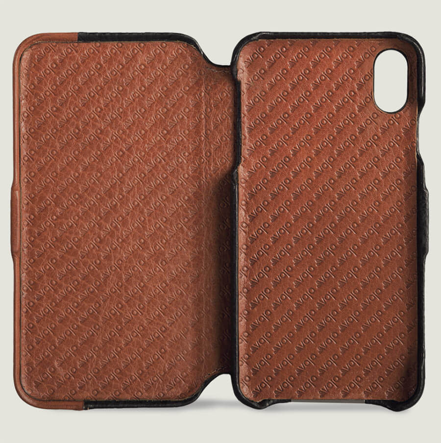 Folio LP - iPhone Xs Max Leather Case - Vaja