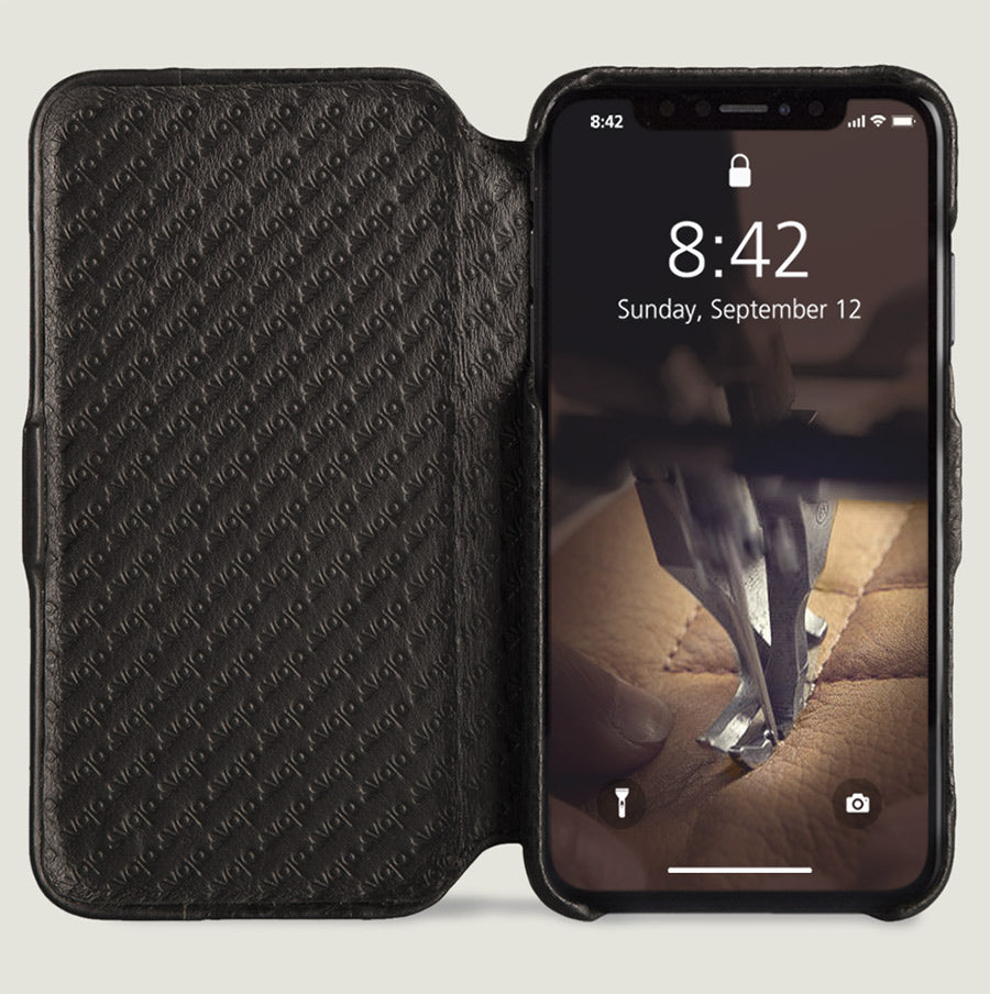 Folio LP - iPhone Xs Max Leather Case - Vaja