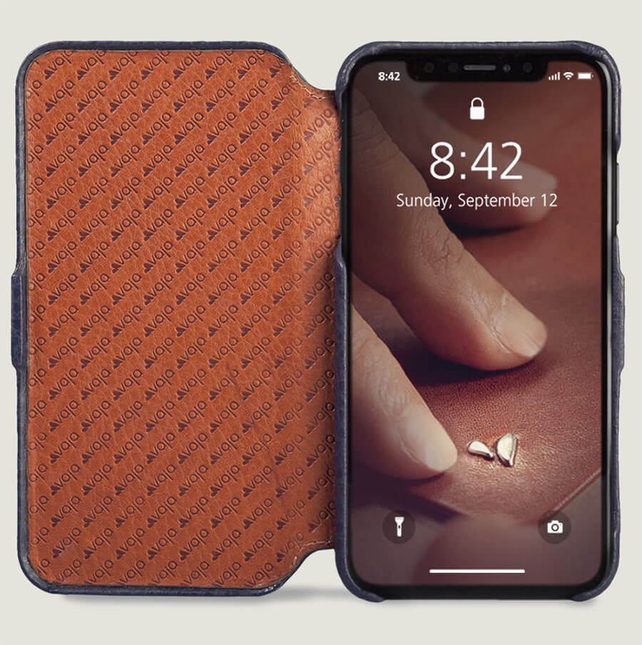 Folio - iPhone Xs Max Leather Case - Vaja