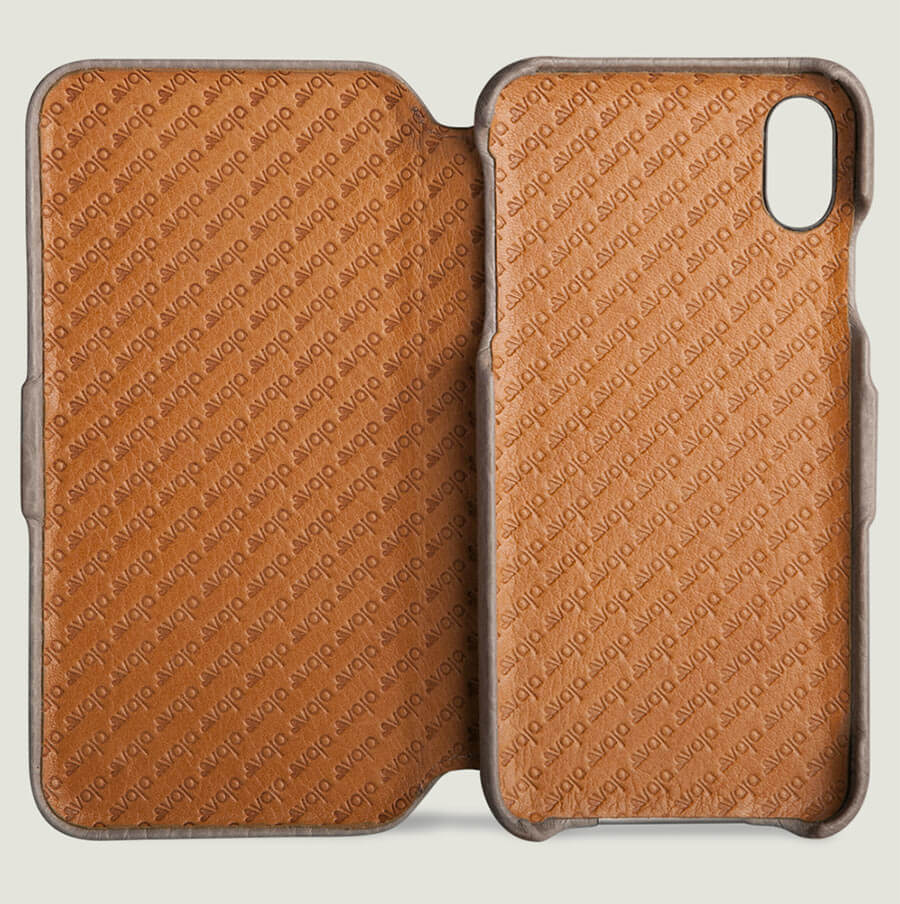 Folio - iPhone Xs Max Leather Case - Vaja