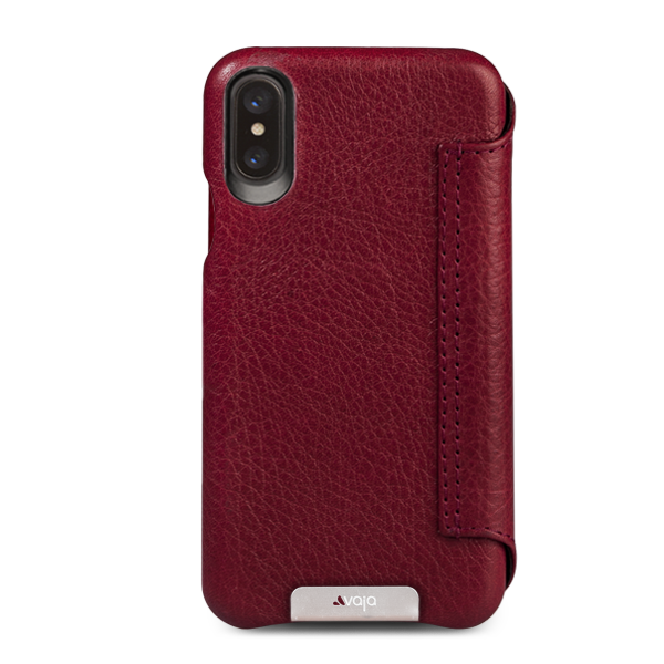 Wallet Agenda iPhone X / iPhone Xs Leather Case - Vaja