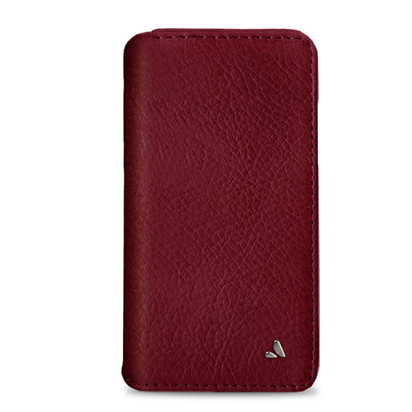 Wallet Agenda iPhone X / iPhone Xs Leather Case - Bridge Chili