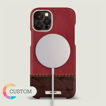Customizable Grip Duo iPhone 12 & 12 Pro Leather Case with MagSafe - Vaja