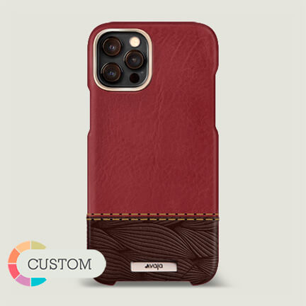 Customizable Grip Duo iPhone 12 & 12 Pro Leather Case with MagSafe - Vaja