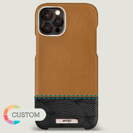 Customizable Grip Duo iPhone 12 Pro Max Leather Case with MagSafe - Vaja
