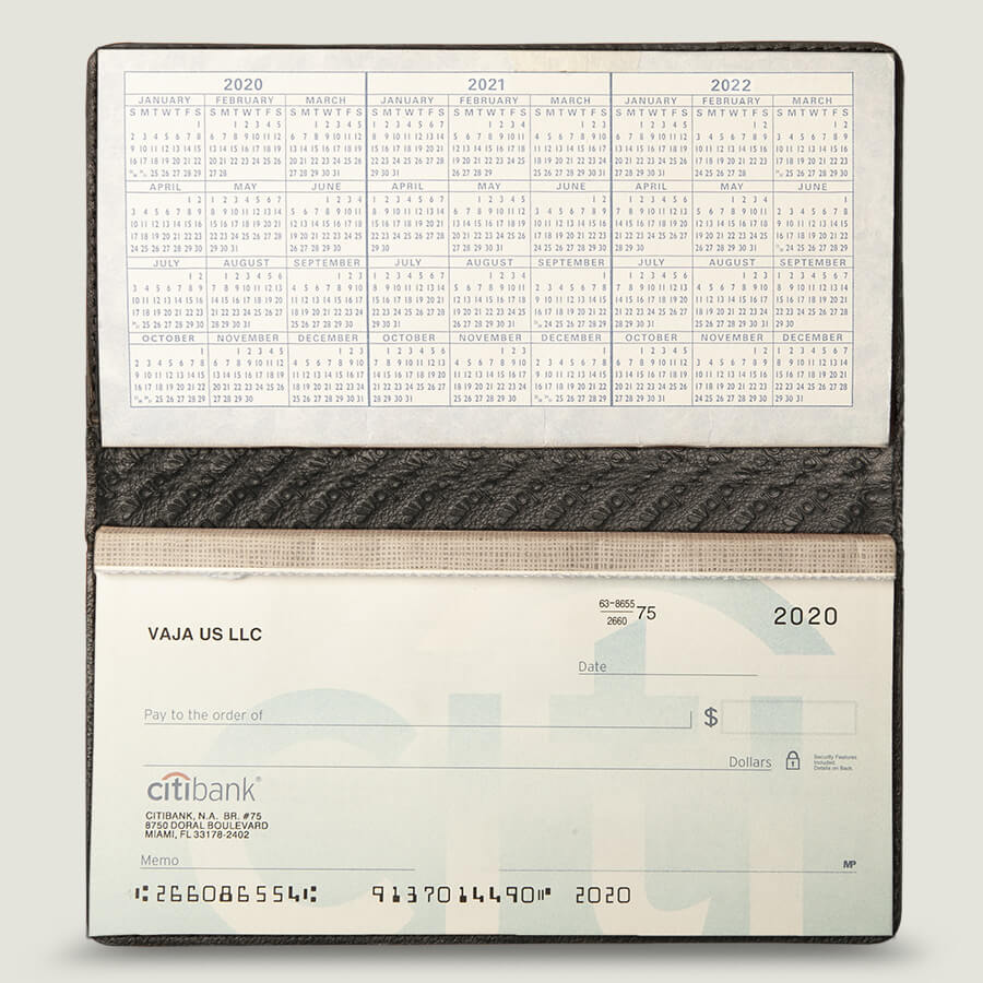 Executive Checkbook Cover