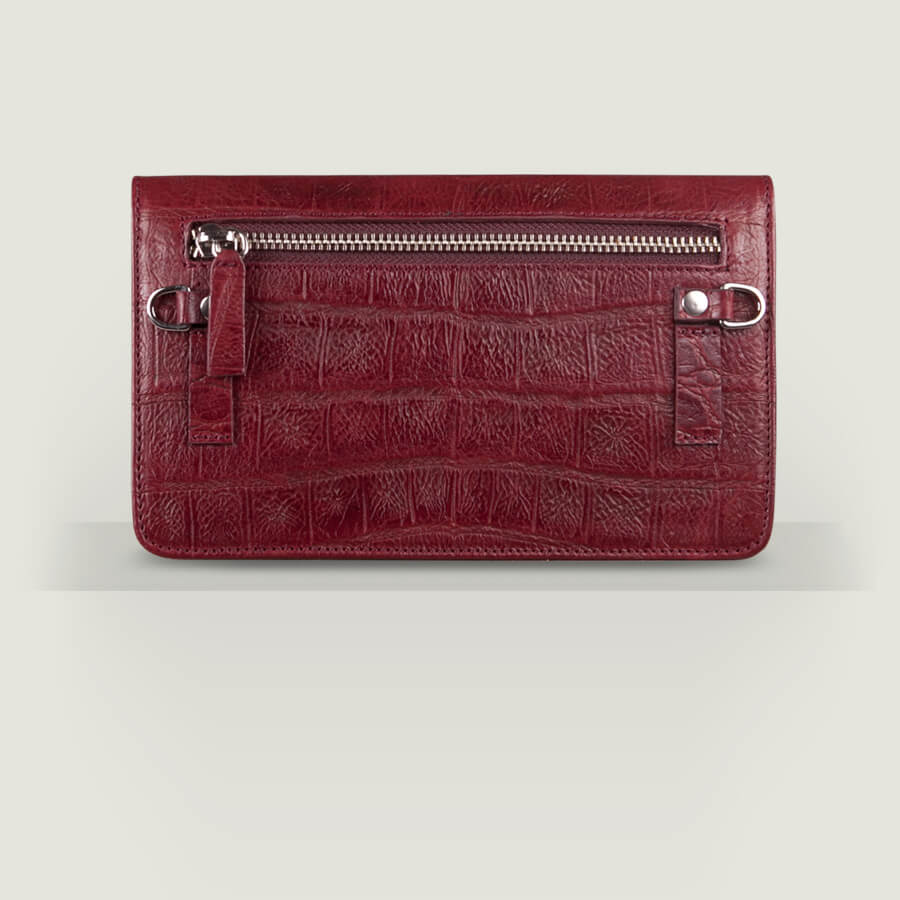 Alma Leather Clutch - Vaja