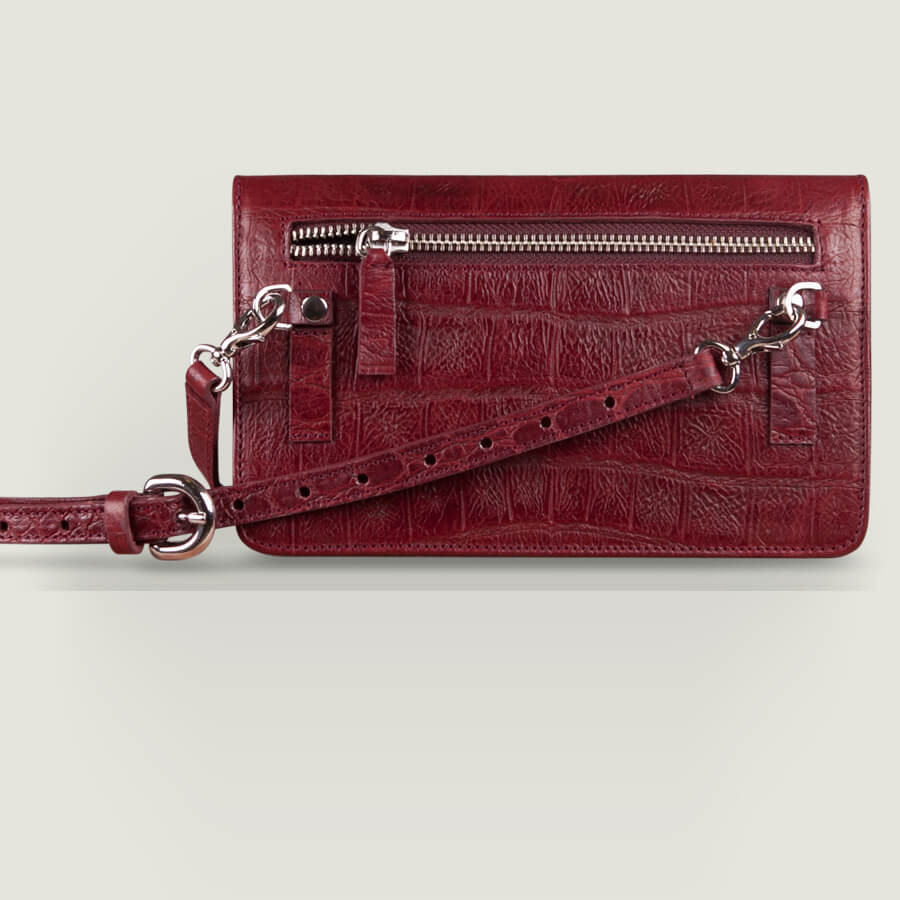 Alma Leather Clutch - Vaja