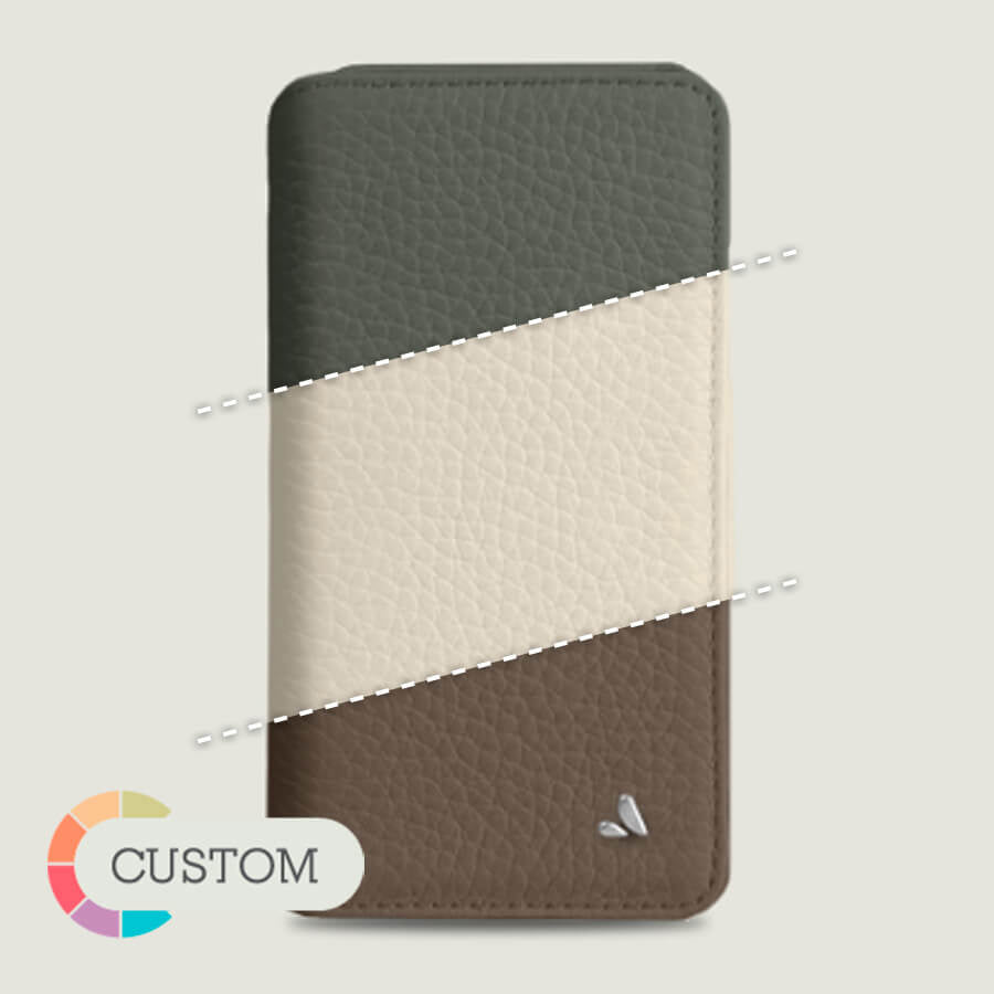 Customizable iPhone 11 Pro Wallet leather case - Vaja