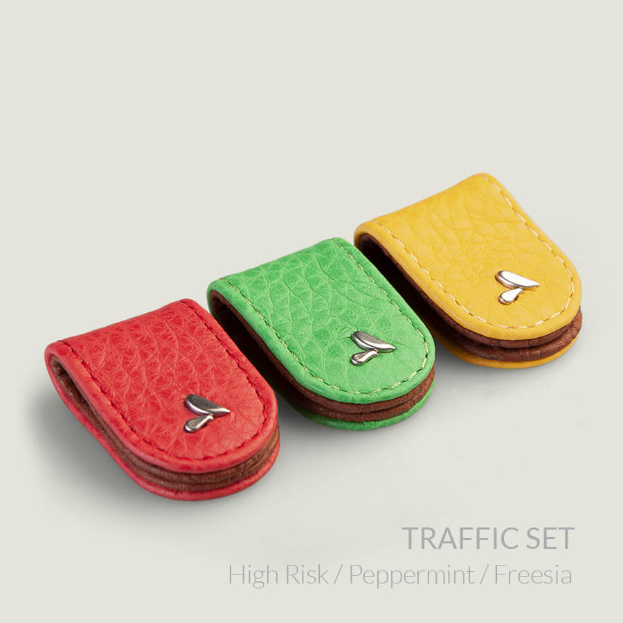 Leather jaws Cable Holder - Traffic Set