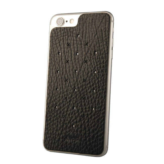 Leather Back for iPhone 7 - Bridge Black