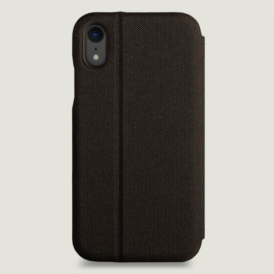 Folio Stand Cordura iPhone Xr Fabric Case - Vaja