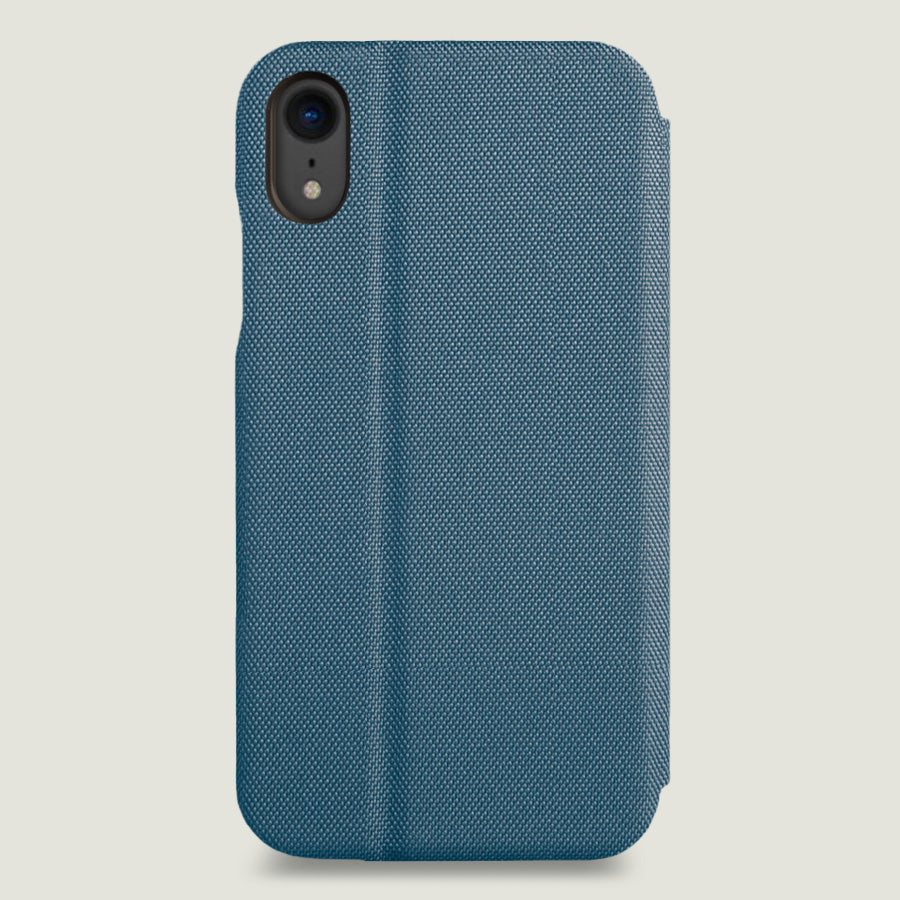 Folio Stand Cordura iPhone Xr Fabric Case - Vaja