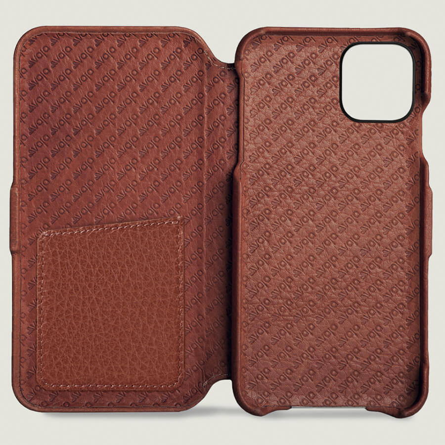 iPhone 11 Pro Leather Case - Saddle Brown