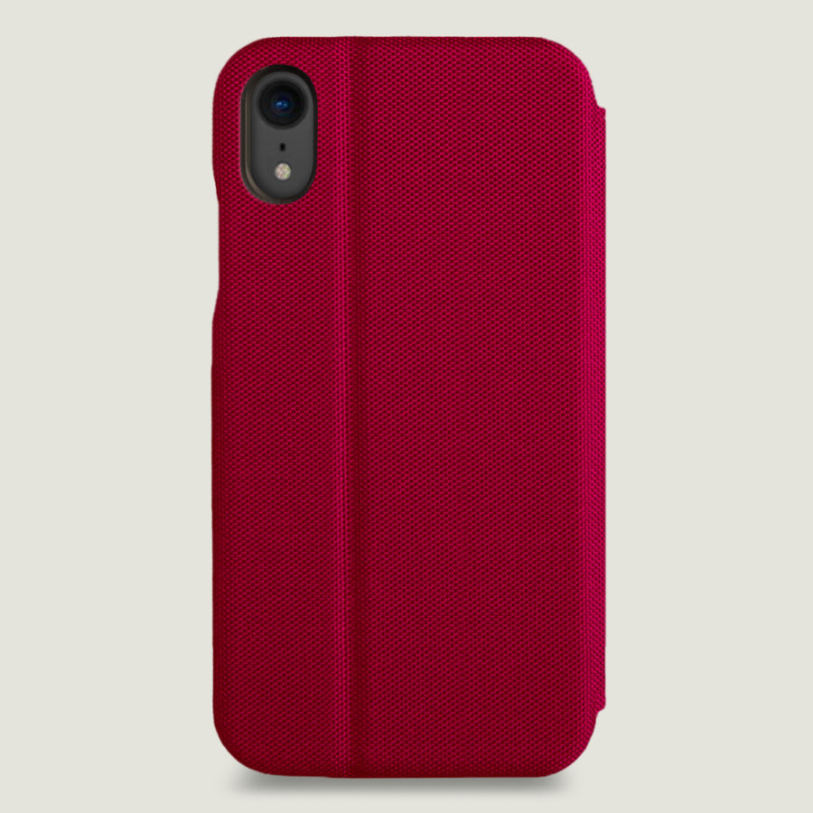 Folio Stand Cordura iPhone Xr Fabric Case - Vaja