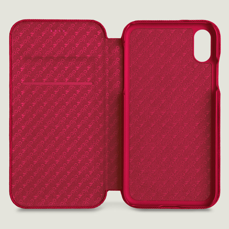 Folio Stand Cordura iPhone Xr Fabric Case - Vaja
