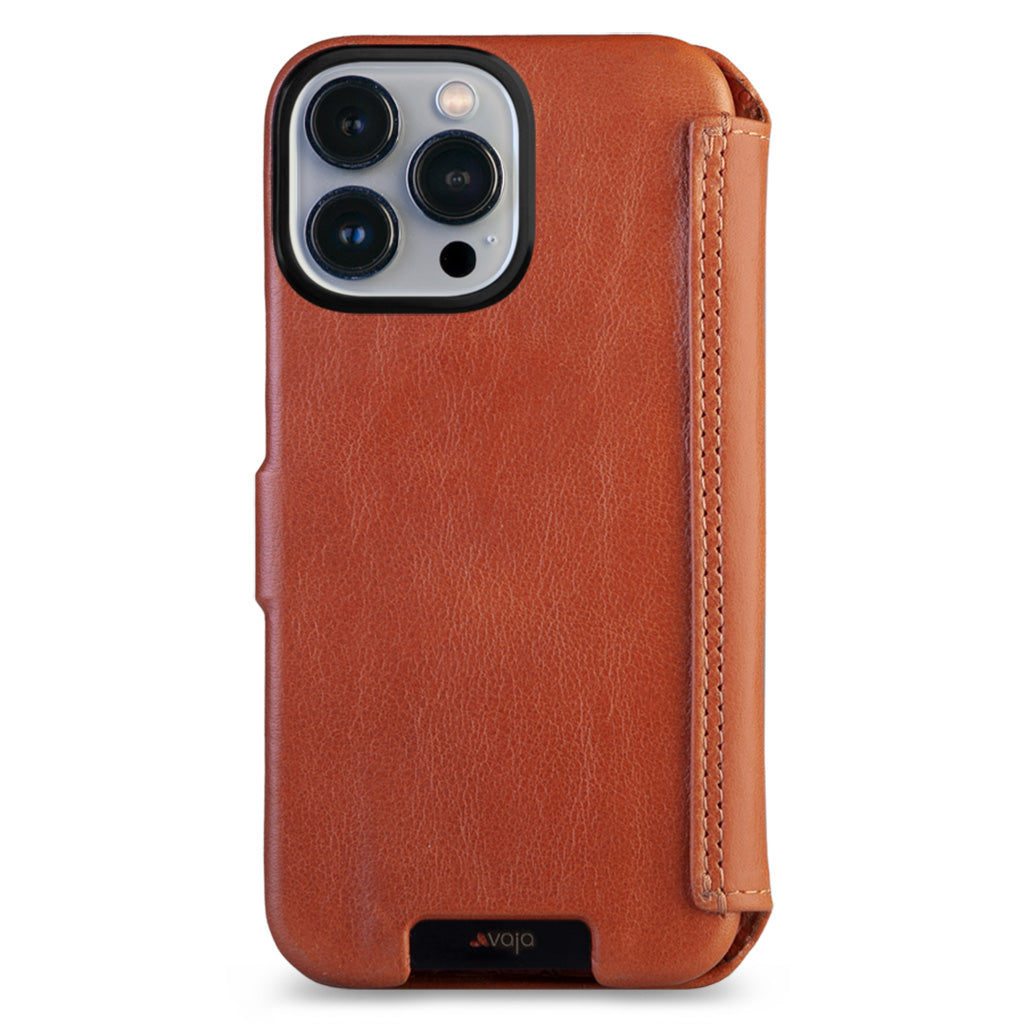 Folio iPhone 13 Pro Max leather case with MagSafe - Vaja