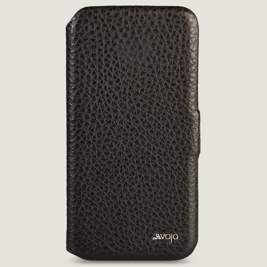 Folio Wallet Stand iPhone Xs Max Leather Case - Vaja