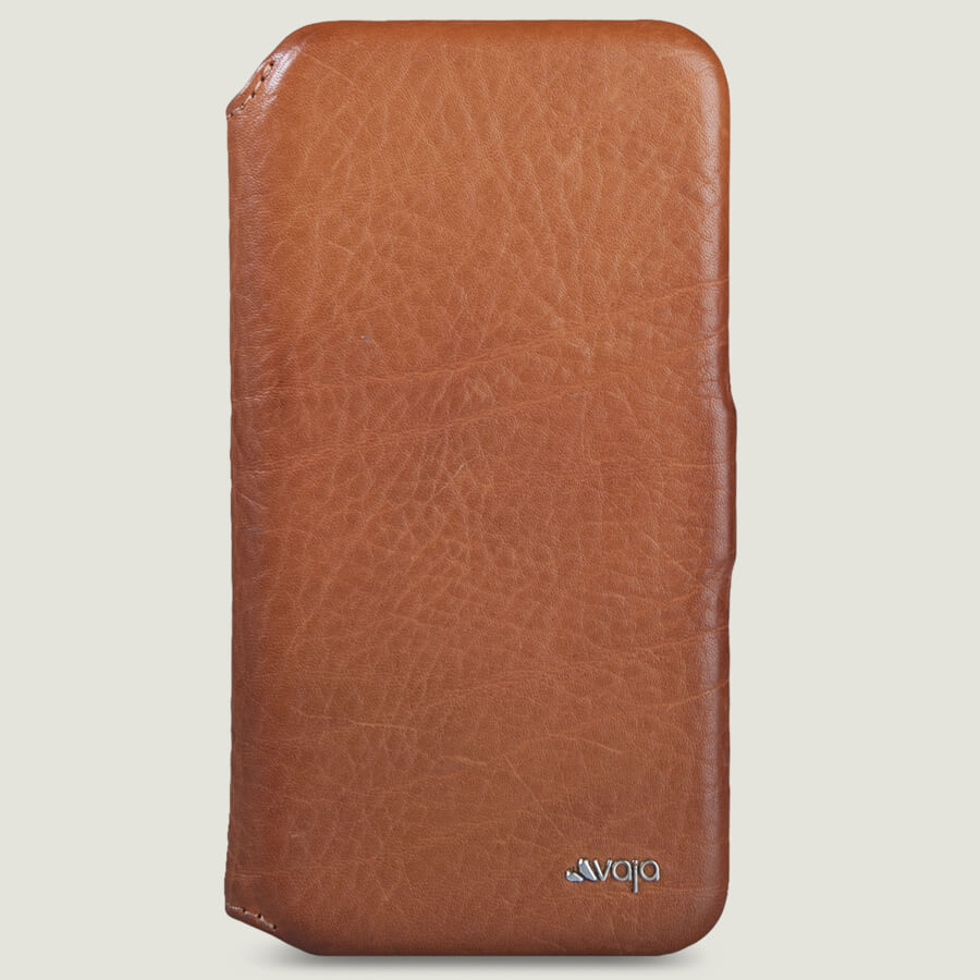 Folio Wallet Stand iPhone Xs Max Leather Case - Vaja