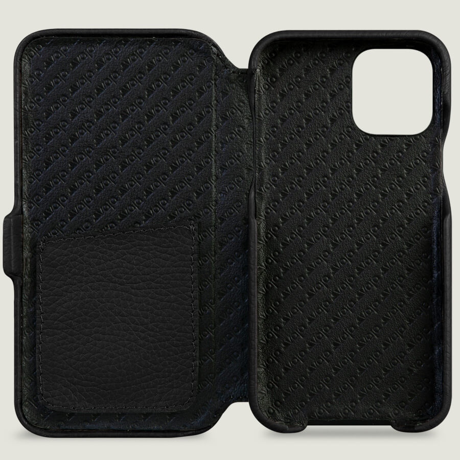 iPhone 12 &amp; 12 pro Folio leather case with MagSafe - Vaja