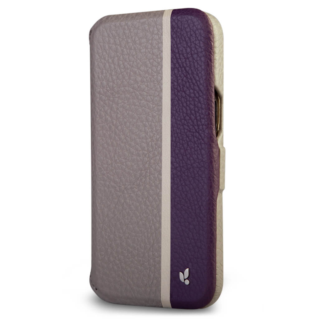 Custom GTR Folio iPhone 14 Pro Max leather case - Vaja