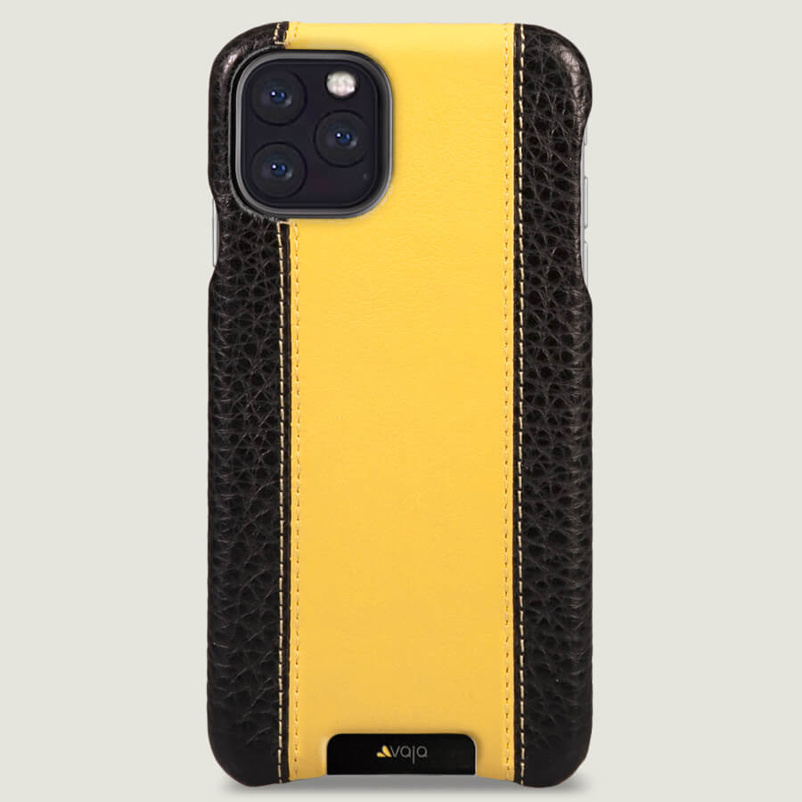 Grip iPhone 13 Pro Max leather case - Vaja