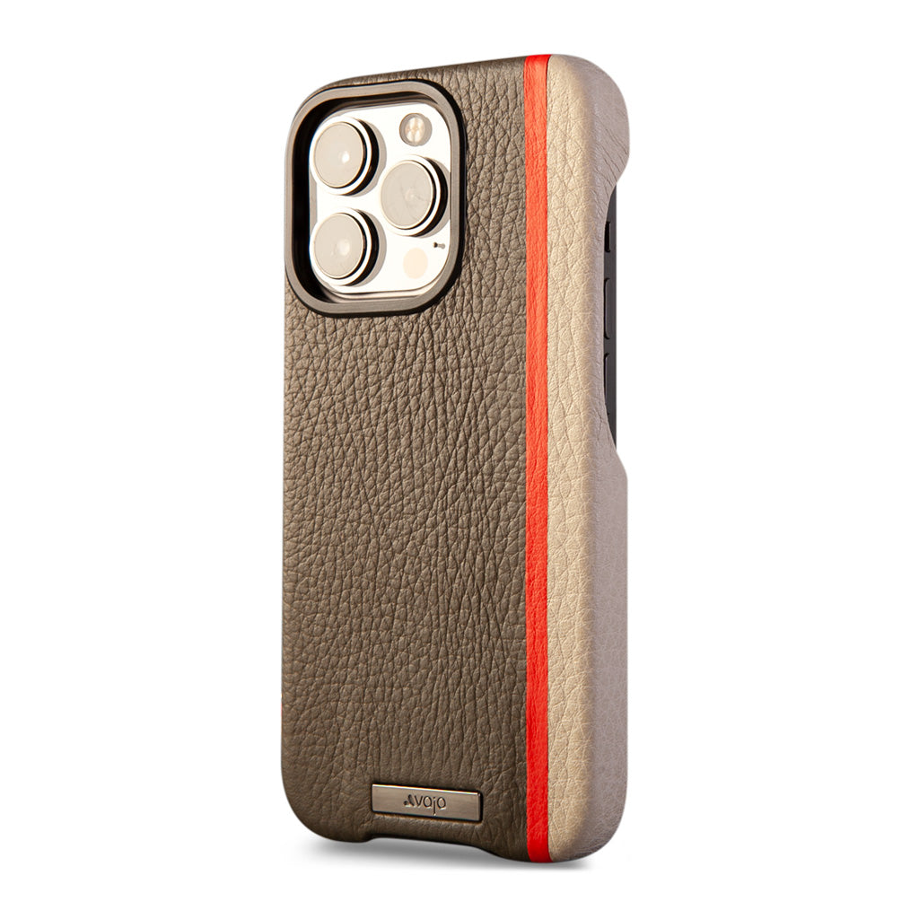 Grip iPhone 13 Pro leather case - Vaja