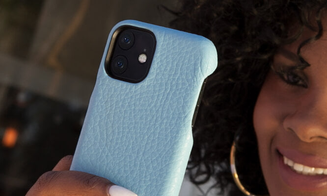 Grip iPhone 11 Leather Case - Vaja