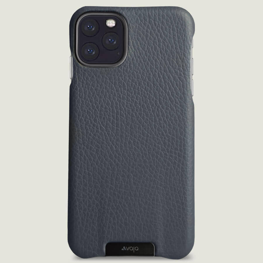 Vaja Stock Grip - iPhone 11 Pro Max Leather Case - Floater London