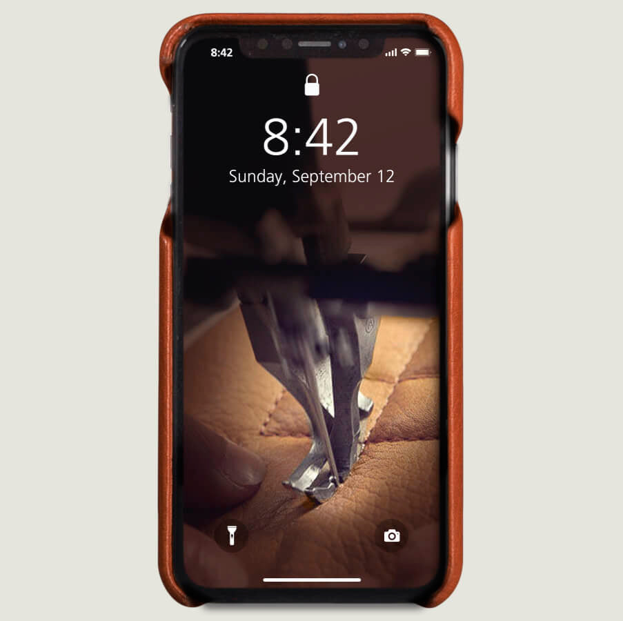 Grip - iPhone Xs Max Leather Case - Vaja