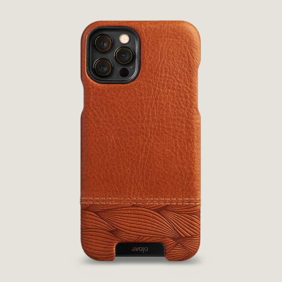 Grip iPhone 13 Pro leather case - Vaja